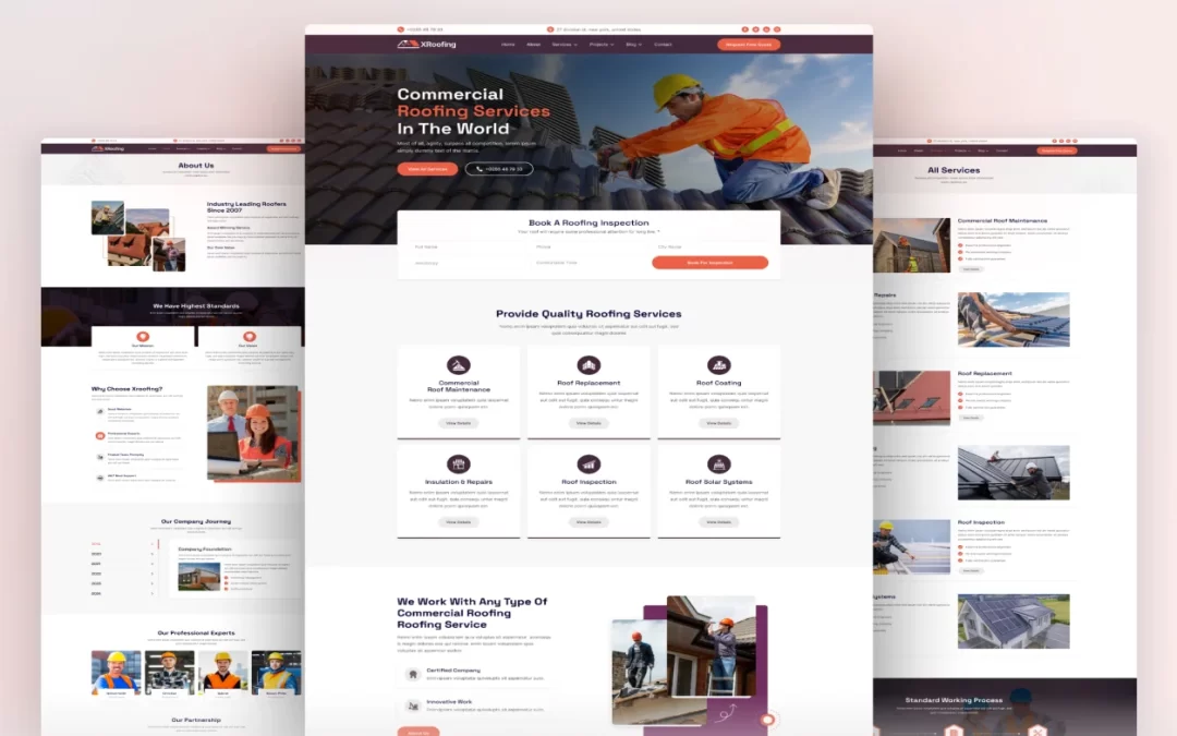 Divi Roofing Layout Packs